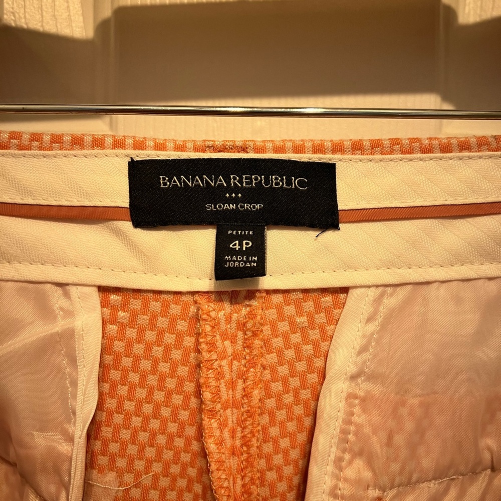 Banana Republic Sloan Crop pant 4P